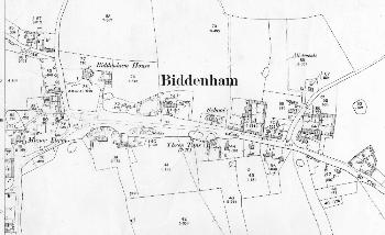 The main part of the village in 1901